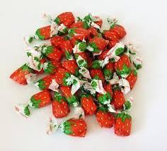 Vollmilch Erdbeere Bonbons, lose 500g