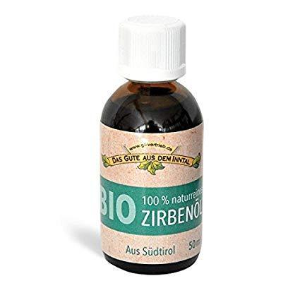 100% naturreines BIO Zirbenöl 50 ml