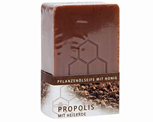 Propolis Honigseife mit Heilerde Pflanzenölseife 100g
